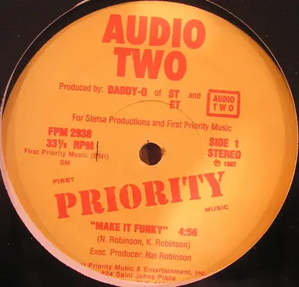 Audio Two - Make It Funky / Top Billin'