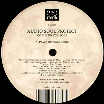 Audio Soul Project - Community 2007