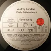LP - Audrey Landers - Wo Der Südwind Weht (Holiday Dreams)