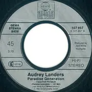 7inch Vinyl Single - Audrey Landers - Paradise Generation