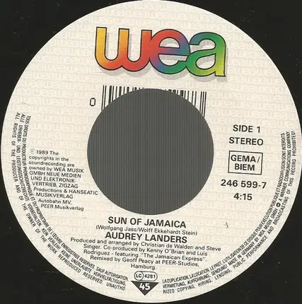 Audrey Landers - Sun Of Jamaica (Lambada Mix '90)
