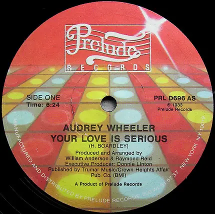Audrey Wheeler - Your Love Is Serious / Yes, I'm Ready