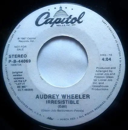 Audrey Wheeler - Irresistible