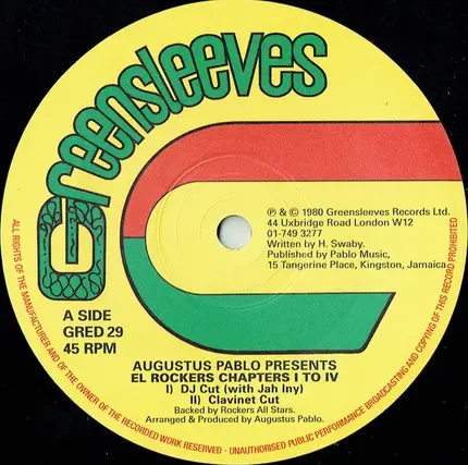 Augustus Pablo - Presents: El Rockers Chapter I To IV