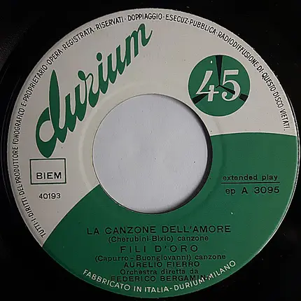 Aurelio Fierro - La Canzone Dell'Amore