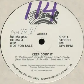 Aurra - Keep Doin' It / Nasty Disposition