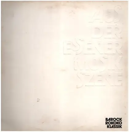 Aus der Essener Musikszene - Barock - Rokoko - Klassik