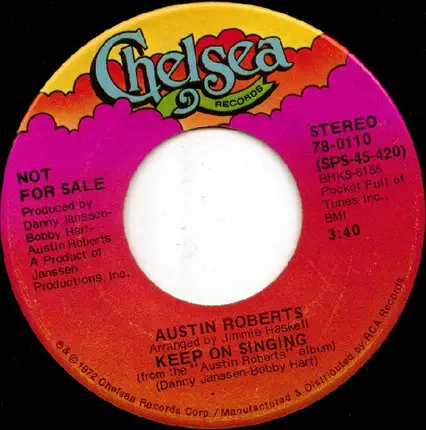 Austin Roberts - Keep On Singing