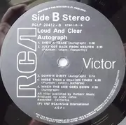 LP - Autograph - Loud And Clear