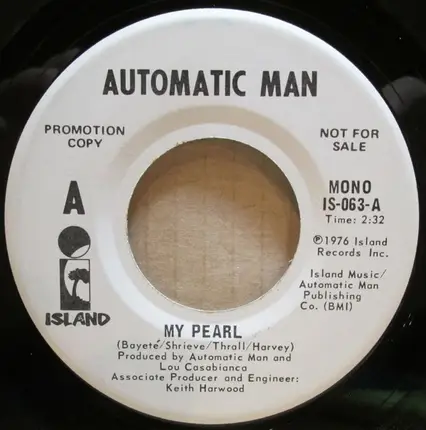 Automatic Man - My Pearl