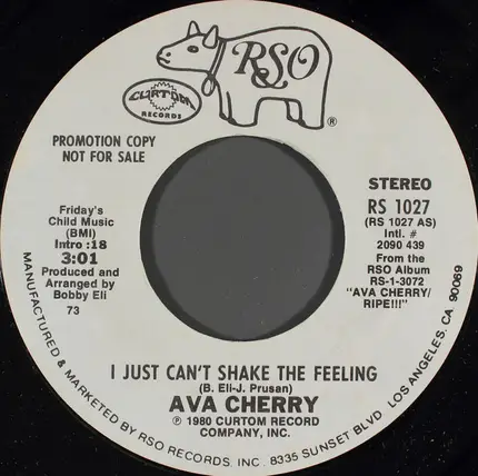 Ava Cherry - I Just Can't Shake The Feeling