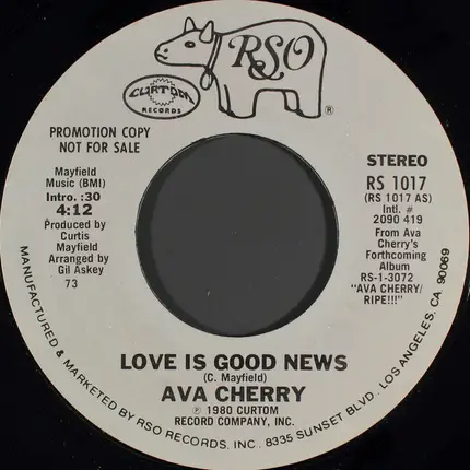 Ava Cherry - Love Is Good News