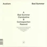 12inch Vinyl Single - Avatism - Bad Summer - EP