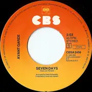 7inch Vinyl Single - Avant Garde - Seven Days