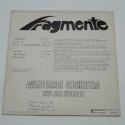 LP - Avantgarde Orchestra - Fragmente
