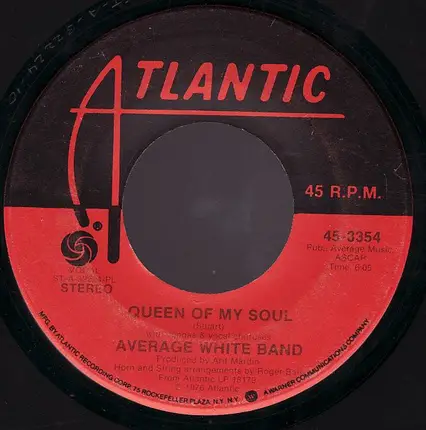 Average White Band - Queen Of My Soul