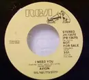 7inch Vinyl Single - Avion - I Need You