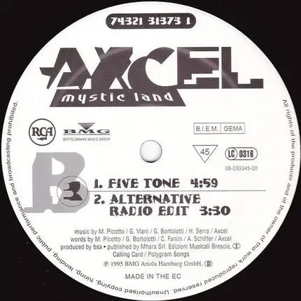 Axcel - Mystic Land