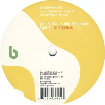 Axel Bartsch / Alex Niggemann - TWOFER