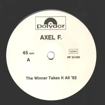 Axel F. - The Winner Takes It All '92
