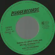 7inch Vinyl Single - Axel Feyerabend - Sabine