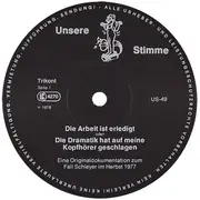LP - Axel Knopp , Detlev Michelers , Werner Sünkenberg - Die Arbeit Ist Erledigt Oder Die Dramatik Hat Auf Meine Kopfhörer Geschlagen - + Booklet