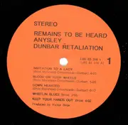 LP - Aynsley Dunbar Retaliation - Remains To Be Heard - private