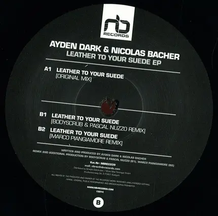Ayden Dark , Nicolas Bacher - Leather To Your Suede