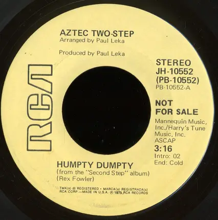 Aztec Two-Step - Humpty Dumpty