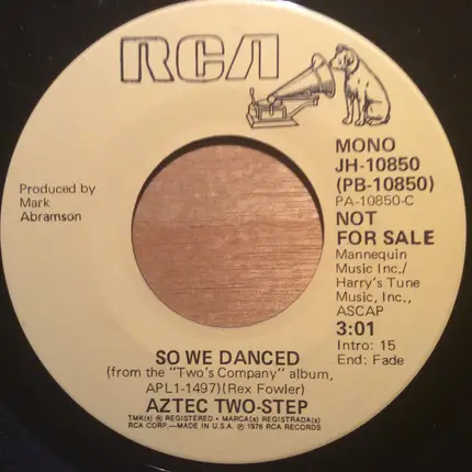 Aztec Two-Step - So We Danced