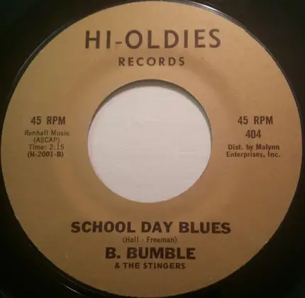 B. Bumble & The Stingers - Bumble Boogie / School Day Blues