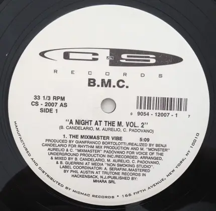 B.M.C. - A Night At The M. Vol. 2