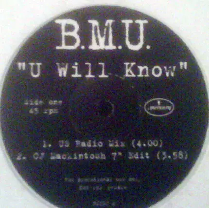 B.M.U. - U Will Know