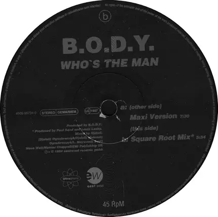 B.O.D.Y. - Who's The Man