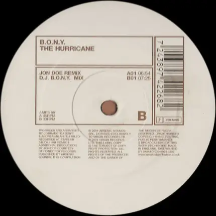 B.O.N.Y. - The Hurricane