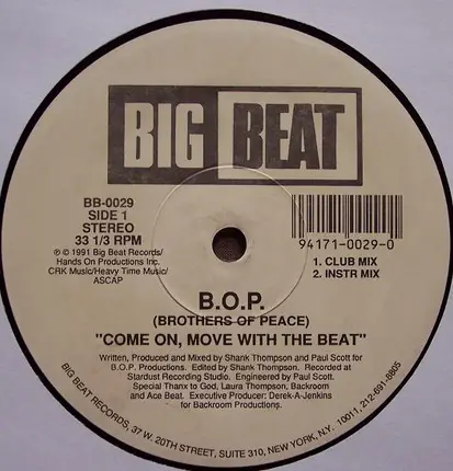 B.O.P. - Come On, Move with the Beat