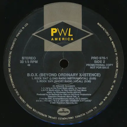 B.O.X. - Rock 'Dat