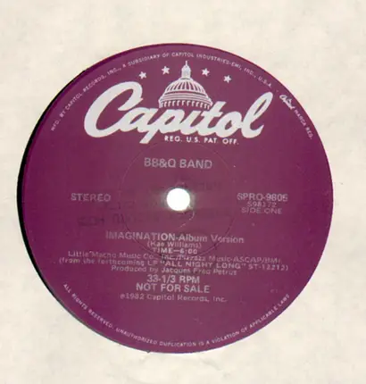 B.B. & Q. Band, The Brooklyn, Bronx & Queens Band - Imagination