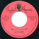 7inch Vinyl Single - B.B. King , T-Bone Walker - Recession Blues/No Do Right