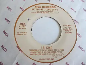 B.B King - Better Not Look Down