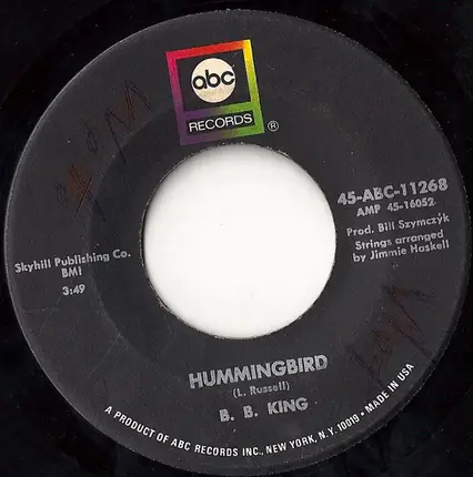 B.B. King - Hummingbird