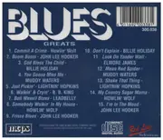 CD - B.B. King / John Lee Hooker / Billie Holiday a.o. - Blues Greats Volume 2