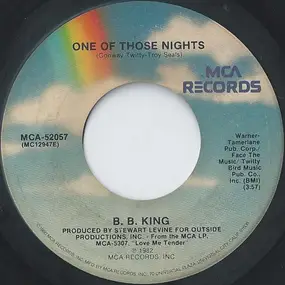 B.B King - One Of Those Nights