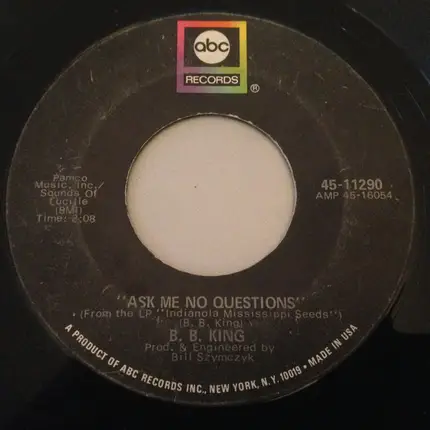 B.B. King - Ask Me No Questions