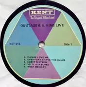 LP - B.B. King - Live! B.B.King On Stage