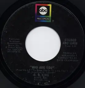 B.B King - Who Are You