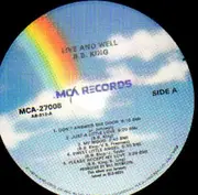 LP - B.B. King - Live & Well