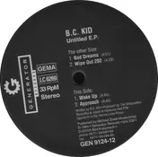 B.C.Kid - Untitled E.P.