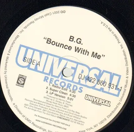 B.G. - Bounce With Me