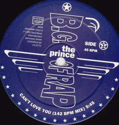 B.G. The Prince Of Rap - Can't love you